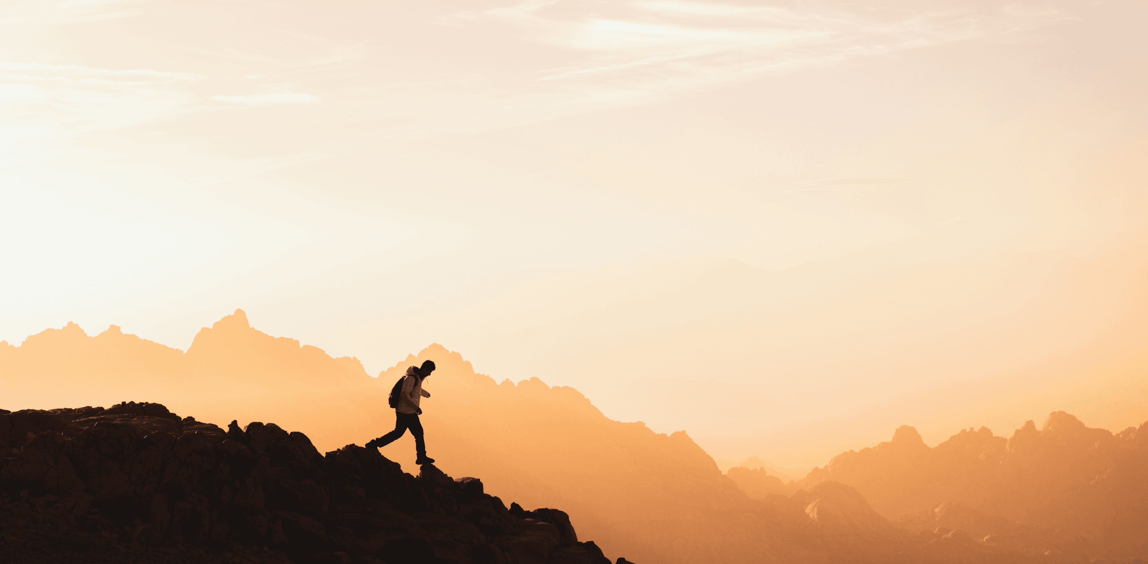person hiking